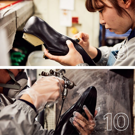 すべての工程を追究するからこそ、上質な１足が生み出せる。