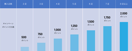 キャンペーンポイント付与数