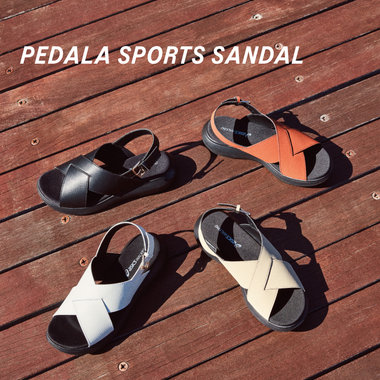 楽々に履ける大人のスポーツサンダル。